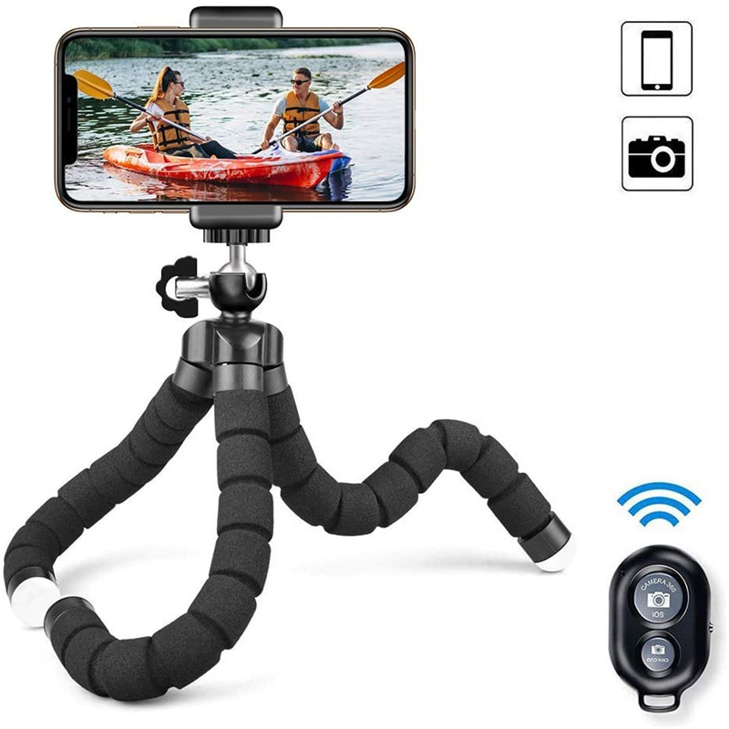Webcam Stand Clip - Mini trípode de pulpo Universal para