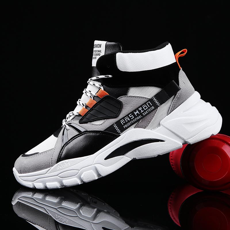 Office Tech Setup - Hightop-Zapatillas deportivas de verano para hombre,