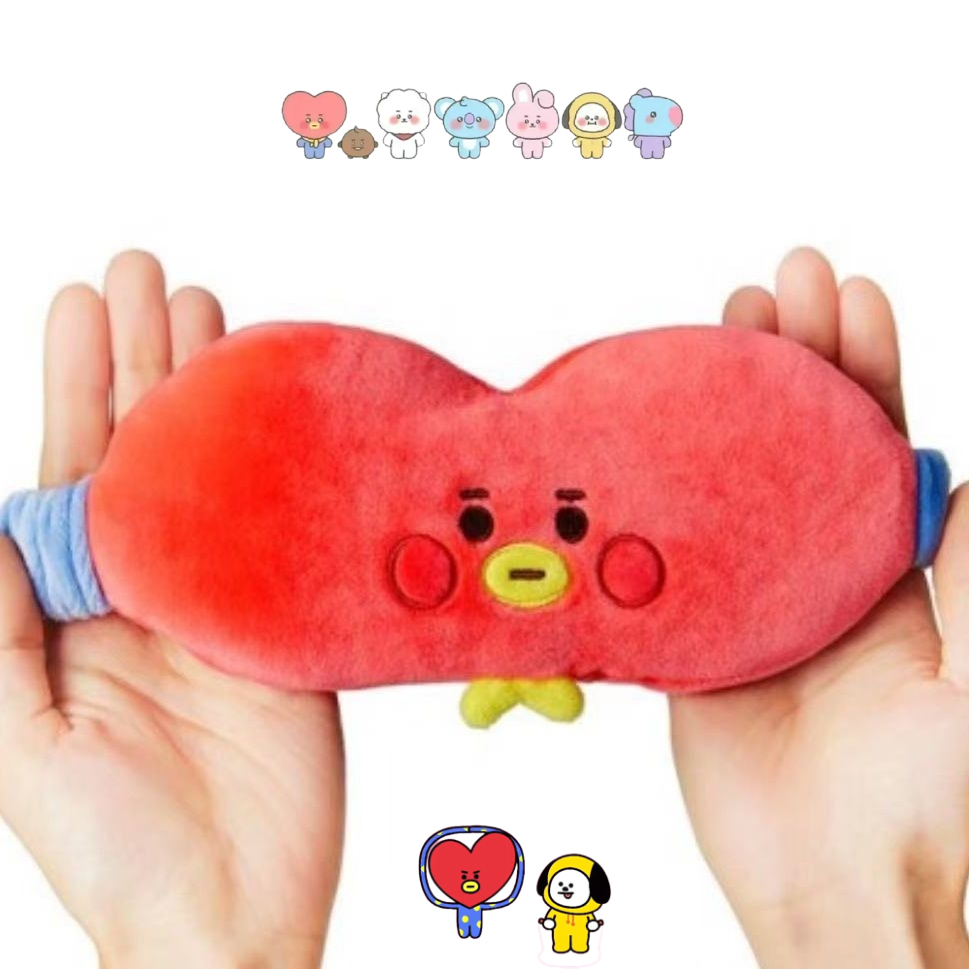 Tech For Office - Antifaz de peluche BT21 con diseño