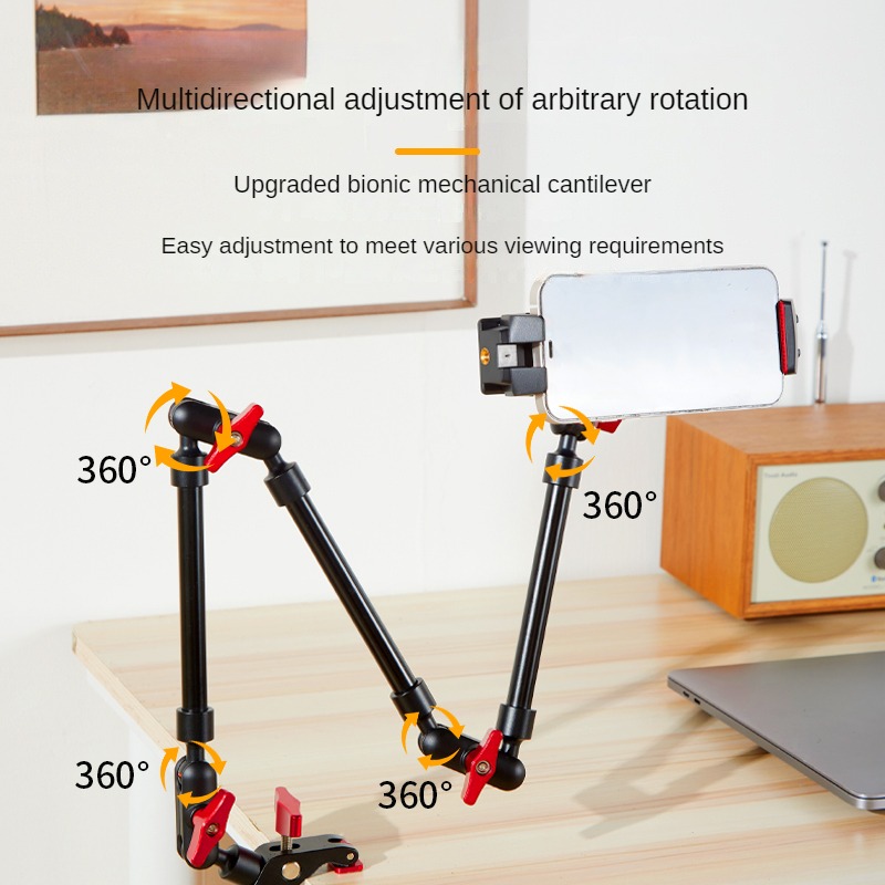 Webcam Stand Clip - Nueva cámara brazo mágico con soporte