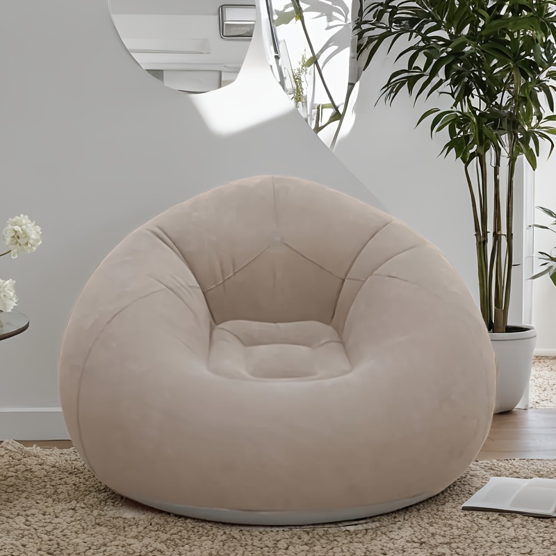 Tech For Office - Sofá inflable flocado de PVC, cama