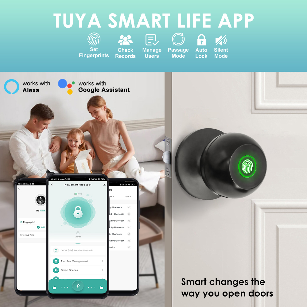 Cerradura electrónica Tuya, ce - Tech For Office reseña y precio