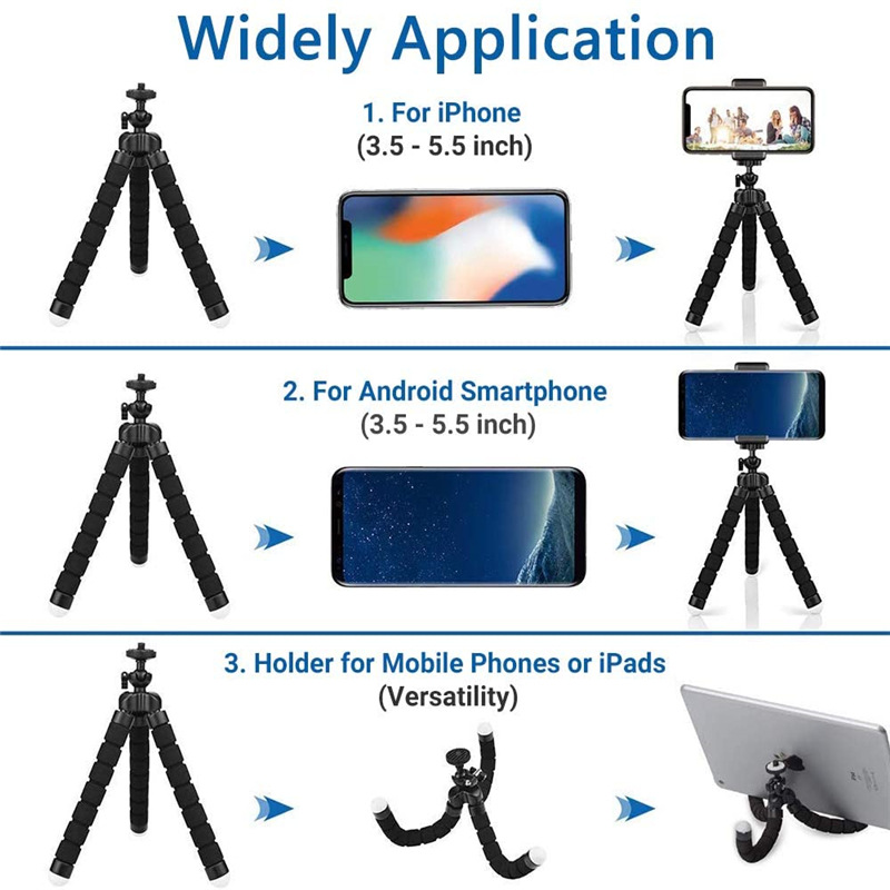 Mini trípode de pulpo Universa - Webcam Stand Clip reseña y precio