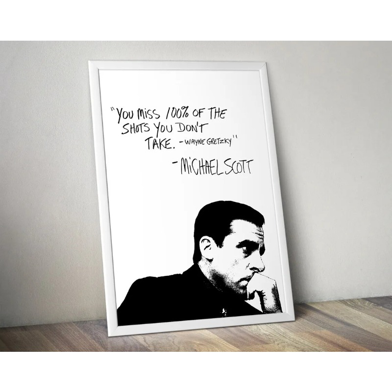 Póster minimalista de la serie - Office La Tech reseña y precio