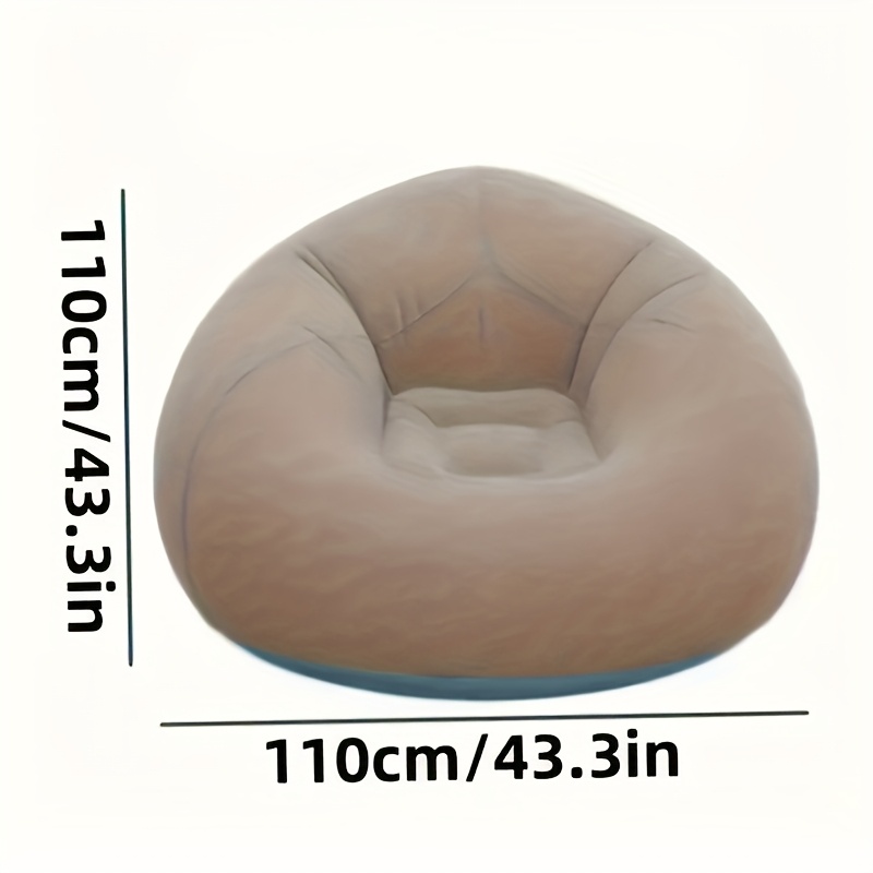 Sofá inflable flocado de PVC,  - Tech For Office reseña y precio